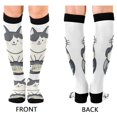 thumbnail image 4 of FORMRS Womens Knee High Socks Casual Long Thick Travel Daily Wear, 1 Pair, Black Cute Cat, 4 of 6