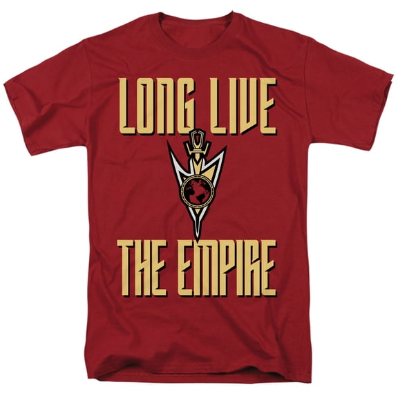 Star Trek Discovery Long Live The Empire Adult 18/1 T-Shirt Cardinal