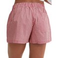 thumbnail image 6 of JIKNTTR Womens Shorts Cute Soft Plaid Print Button Front Pajama Bottoms Shorts Sleepwear Lightweight Summer Shorts for Women, 6 of 6
