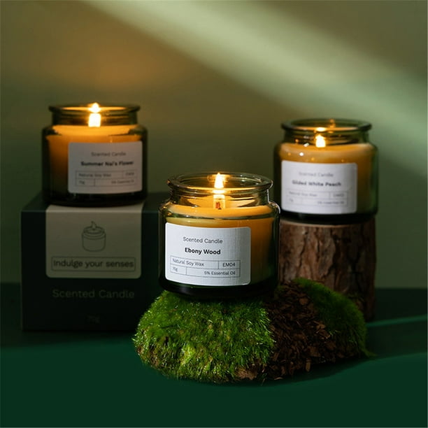Bougies Parfumées Sapin De Noël – Cire De Soja, Fait Main, Pour Décoration Fêtes (Noël, Halloween, Mariage…)
