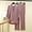 Pink, variant on Pajama Set for Women, Modal Blend Two-Piece Loungewear with Round Neck and 3/4 Sleeve, Elastic Waist Pants for Home Wear in Solid Blue