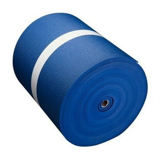 Everyday Essentials All-Purpose 1/2-Inch High Density Foam Exercise Yoga  Mat Anti-Tear with Carrying Strap, Blue