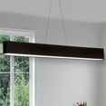thumbnail image 2 of Dainolite Aubrey 1-Light 30W Modern Fabric Pendant in Matte Black, 2 of 2