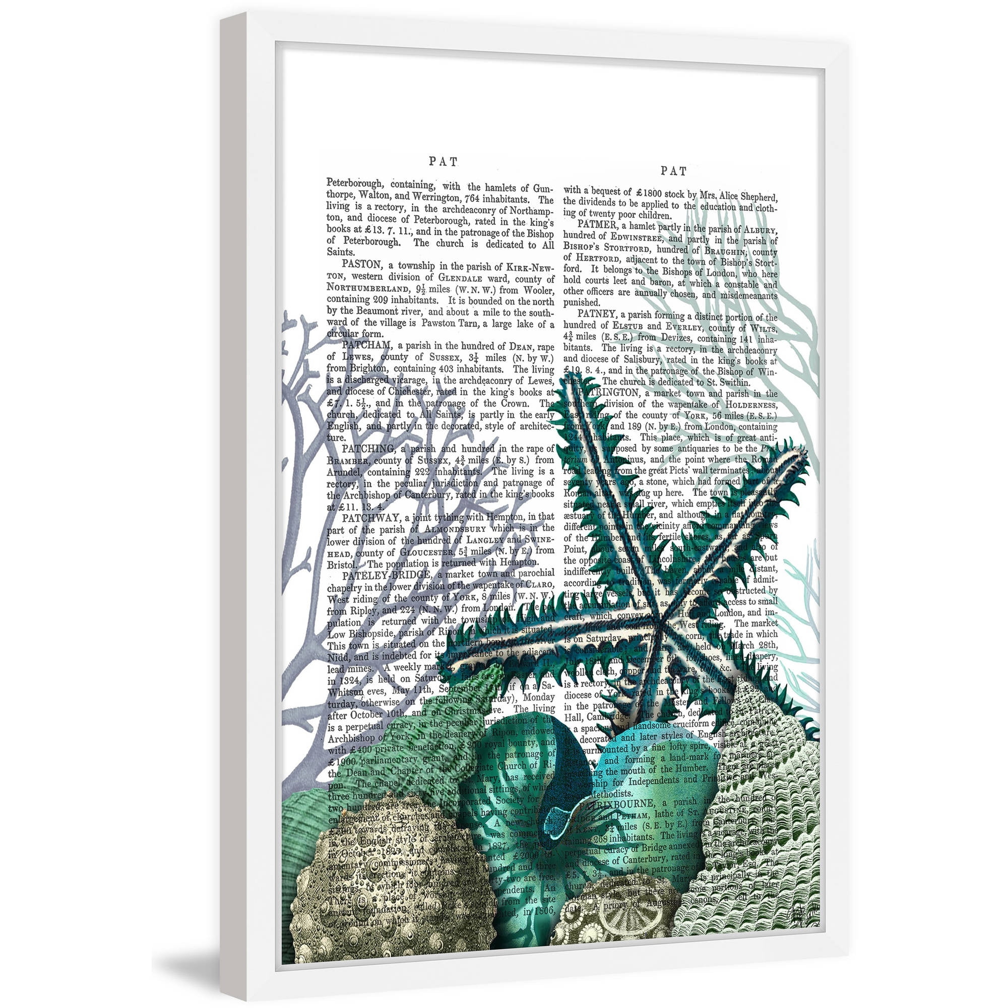 Marmont Hill "Starfish Under the Sea" Framed Painting Print