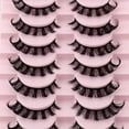 thumbnail image 5 of Juego Definitivo de Pestañas Sedosas | 10 Pares de Pestañas Postizas Reutilizables para un Efecto Cruzado Natural y Desordenado, 5 of 5