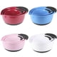 thumbnail image 2 of ¡Ofertas relámpago! Juego de tres tazones Huayishang para mezclar y ensaladeras, para cocina, con fondo suave y antideslizante, color azul grueso. Artículos esenciales de cocina en oferta., 2 of 4