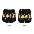 thumbnail image 3 of KLL Bee Happy Sunflower Gnomes Pattern Shorts Women,Athletic Shorts High Waisted Running Shorts Pocket Sporty Short Gym Elastic Workout Shorts-Large, 3 of 7
