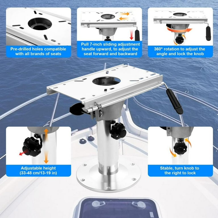 Boat Pedestal Base Aazon.co : Adjustable Boat Seat Pedestal,Adjustable