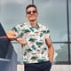 thumbnail image 4 of Balery Hawaii Palms Camisa Polo de Hombre con Estampado, de Manga Corta y Tejido Medio, Camisa Tipo Golf Polo-Medium, 4 of 6