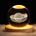 thumbnail image 3 of Lámpara de noche con bola de cristal luminosa USB, regalo de Navidad, 3 of 4