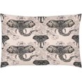 thumbnail image 4 of ABPHQTO Juego de cama de 3 piezas Funda nórdica de elefante con 2 fundas de almohada para la decoración de la habitación del hogar, 4 of 4