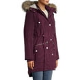 thumbnail image 4 of Time and Tru Women's Heavyweight Anorak with Faux Fur Trimmed Hood, 4 of 6