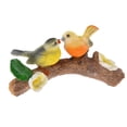 thumbnail image 3 of DOLITY 2Pcs Decoraitve Resin Bird Perching Branch with Iron Hoop, 3, 3 of 7