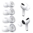 thumbnail image 1 of 4 Pairs Replacement Ear Tips for AirPods Pro and AirPods Pro 2 with Noise Reduction Hole, Non-Slip Soft Silicone Ear Tips for AirPods Pro and Fit in The Charging Case(XS/S/M/L), 1 of 6