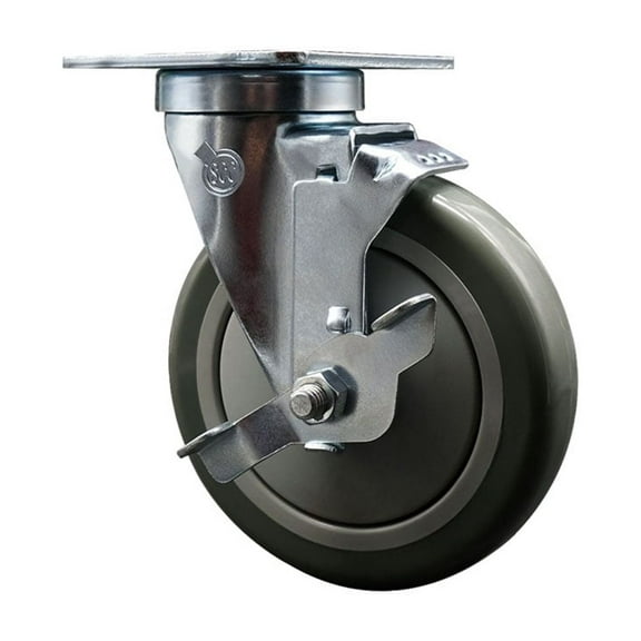 Regency 600CASTERPC4 Replacement Caster with Brake-Service Caster Brand