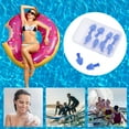thumbnail image 4 of Unique Bargains 5 Pair Swimming Ear Plugs Mushroom-shaped Waterproof Ear Protection Blue, 4 of 5