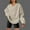 Z001-Khaki, variant on Women's Oversized V Neck Sweatshirt Long Sleeve Pullover Comfy Tops Casual 2025 Fall Fashion Basic Loose Shirts