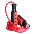 thumbnail image 1 of Generic Gradient Foam Cotton PVC Skipping Rope with Ergonomic Handles - Red, Blue, or Black - 280cm Length for Effective Fat Burning Workouts, 1 of 6