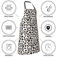 thumbnail image 6 of Bingfone Heart Leopard Apron Gifts For Men, Women Professional Grade Chef Apron for Kitchen,BBQ & Grill, 6 of 8