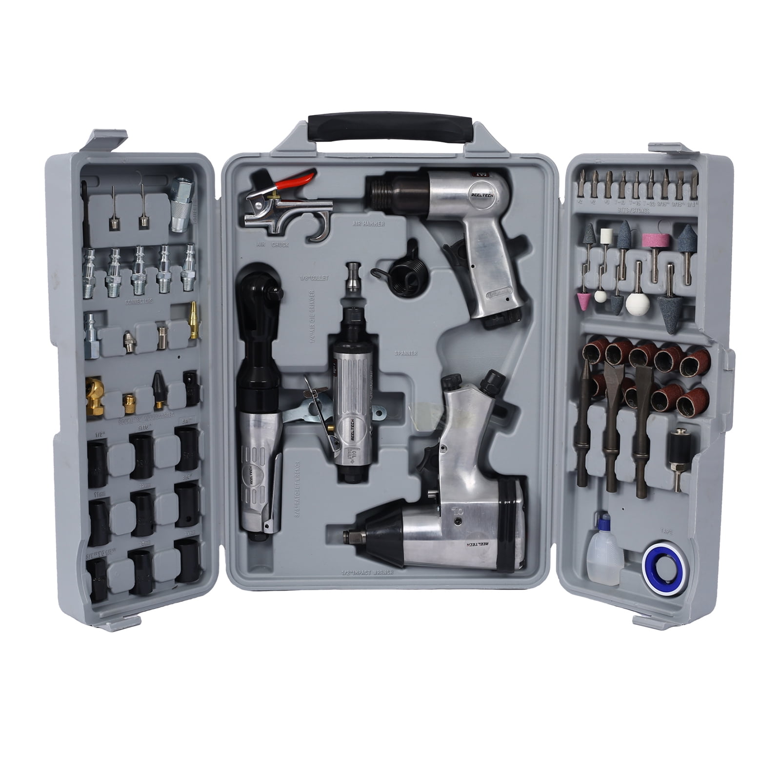 Xingzhi Black Efficient Pneumatic Tool Set For Unisex And College Students Powerful Tool Kit 4 In 1 Wrench