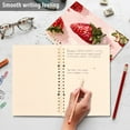 thumbnail image 5 of Notebook 8.3x5.7x0.4 Inch One Sizex1 Journey Note Diary Hardcover Notebook 60 Pages,80g Paper Writing Smooth and Not Easy to Break Large Strawberry, 5 of 8