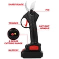 thumbnail image 4 of 35mm Cordless Electric Pruning Shears Electric Pruner Garden Scissors 2 Level Openings Rechargeable Fruit Tree Branches Cutter ,Easy to Use, 4 of 7