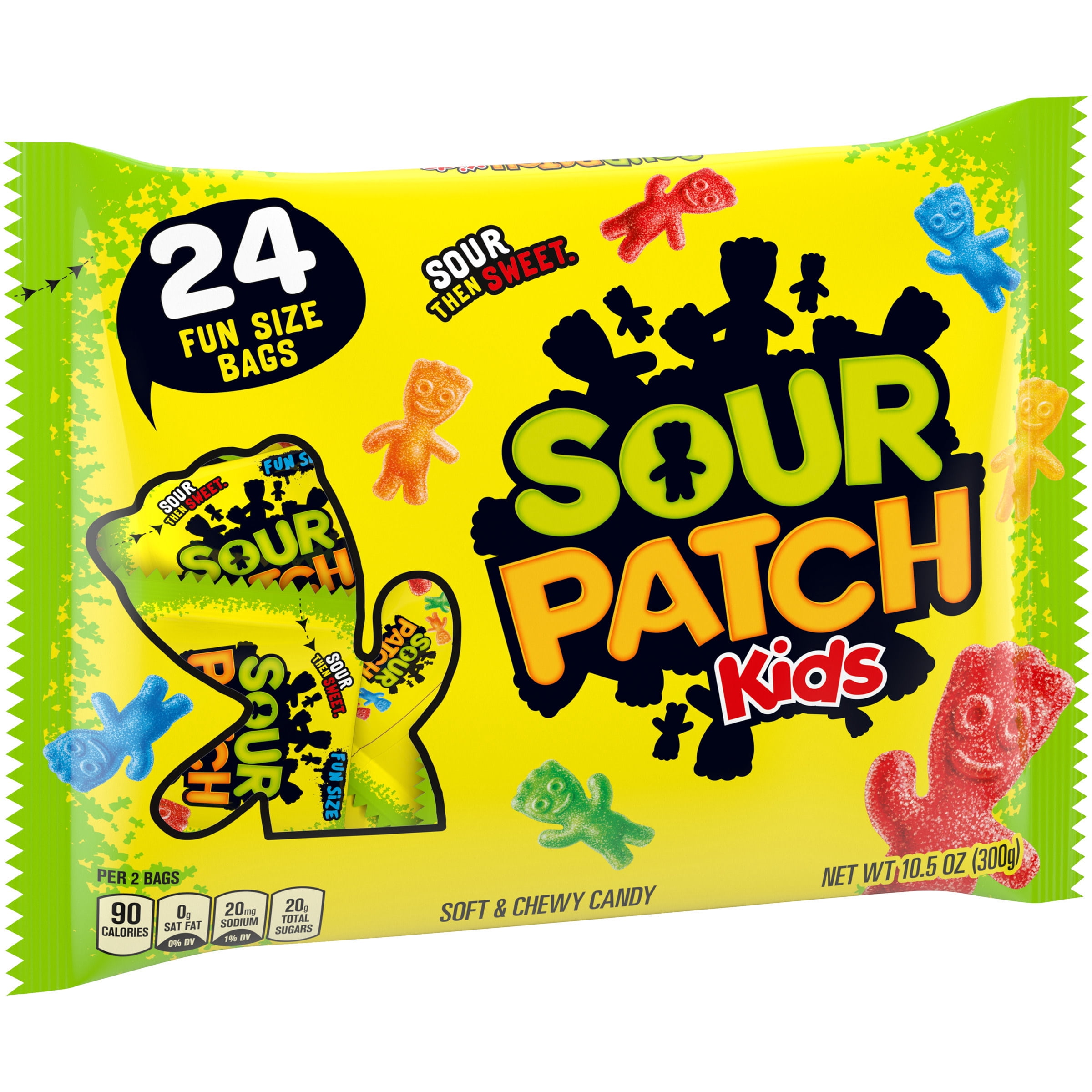 Sour Patch Kids Fun Size Bags, 10.5 oz , 24 ct