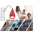thumbnail image 4 of Cerradura de puerta portátil con pestillo de seguridad, cerradura de metal, cerradura de seguridad antirrobo para el hogar, 4 of 5