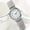 Silvery Case White Surface, variant on New Upgraded Luminous Women'S Watch Fashion Elastic Adjustable Size Grade Women'S Watch 1pc
