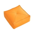 thumbnail image 4 of Cojines de suelo cuadrados decorativos tipo tatami para sala de estar, dormitorio y yoga. Naranja, 4 of 9