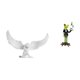 thumbnail image 1 of Escultura de resina con de ángel y figura de camarero de rana, adorno decorativo creativo para oficina, inauguración de la casa, estantería,, 1 of 8