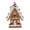 C, variant on JVBTVB Christmas Candy Cookies Snow House Figurine Resin Centerpiece for Holiday Tabletop Decor Festive Home Decoration