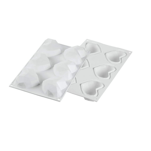 Silikomart"Amorini Origami 110" Silicone Mold with 6 Cavities, Each 2.91 Inch x 3.30 Inch x 1.37 Inch High