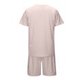 thumbnail image 3 of Short Sets for Men 2 Piece Outfits T Shirt and Shorts Men Summer Outfits Beach Clothes Mens Vacation Outfits, 3 of 9