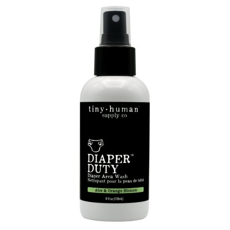 UPC: 0854512008166 | Diaper Duty Diaper Area Wash 4oz Orange Blossom & Aloe Gentle Cleansing Spray for Cloth Diapers