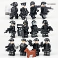 thumbnail image 2 of SWAT Team Special Forces 12 Custom Minifigures + Jeep - A-51, 2 of 8