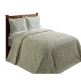 thumbnail image 4 of Better Trends BSRITWSA Twin Rio Bedspread- Sage - 81 in., 4 of 5