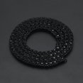 thumbnail image 4 of EIMELI Men‘s Necklace Creative Hip Pop Single Row Rhinestone Decor Alloy Necklace Chain Necklace, 4 of 6