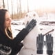 thumbnail image 4 of Guantes de invierno para mujer | Terciopelo forrado de forro polar térmico impermeable | Guantes de abrigo para exteriores engrosados para esquiar, hacer senderismo, correr | Tela de buceo suave, 4 of 4