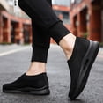 thumbnail image 4 of GLYGML Slip-On Sneakers Lightweight Breathable Sock-Style Walking Shoes with Air Hole Sole for Casual Daily Wear, 4 of 5