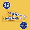 thumbnail image 3 of JUICY FRUIT Original Bubble Gum Chewing Gum Bulk Pack, 5 Stick (Pack of 40), 3 of 4