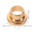 thumbnail image 2 of HAMPPLIES 30Ud Collar De Tapón Para Botella De Perfume 15Mm Metal Plata Accesorio Resistente, 2 of 6