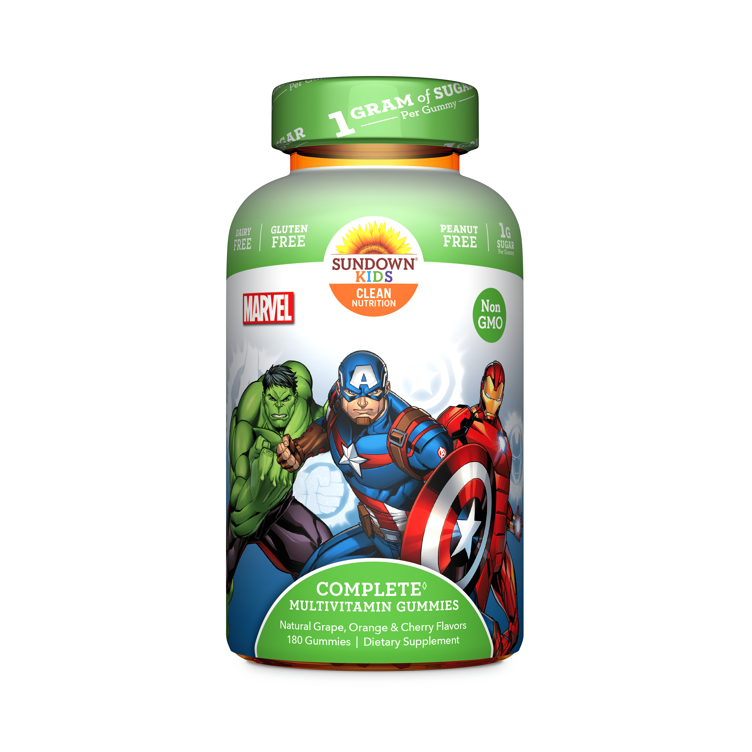 Sundown Kids Multivitamins, Avengers, Multi-Flavored Gummy Vitamins, 180 Ct