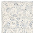 thumbnail image 2 of SAFAVIEH Glamour Cionadogh Distressed Floral Wool Area Rug, Blue/Ivory, 5' x 8', 2 of 4