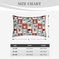 thumbnail image 4 of Daiia Warm Christmas Memories Bedding Waterproof Pillow Protector Zippered Queen – Bed Bug Proof Pillow Encasement-14"x20", 4 of 6