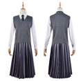 thumbnail image 3 of Traje de heroína de la familia Wednesday Addams, uniforme escolar para niñas, disfraz de cosplay S Ehuebsd libre de BPA, 3 of 4