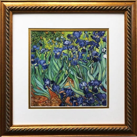 Van Gogh "Irises" Framed Art Print Generic