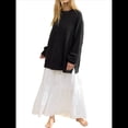thumbnail image 3 of Sudadera con Capucha de Cuello Redondo y Forro Extragrande para Mujer, Lindas Camisetas de Larga, Ropa Preppy para Adolescentes (2025) Negro M, 3 of 8