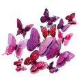 thumbnail image 2 of Butterfly-Shaped Magnetic PVC 3D Stereo Refrigerator Sticker Decals- Room Decoration and Fridge Décor, 2 of 8