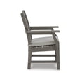 thumbnail image 4 of Signature Design by Ashley Visola Arm Chair with Cushion (Set of 2), Gray, 4 of 6